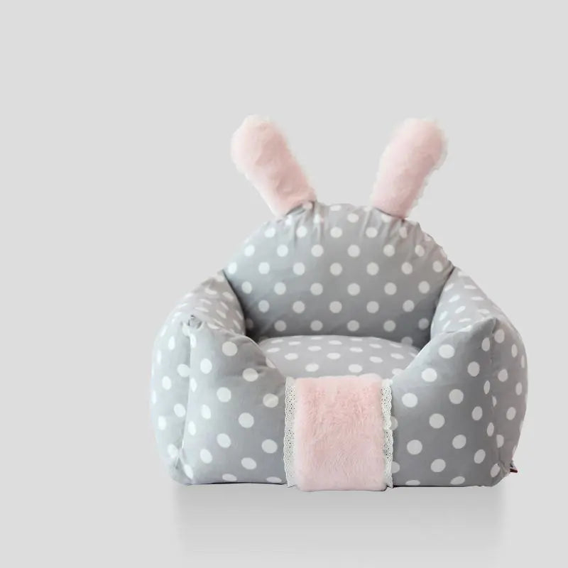 All-Season Cozy Pet Nest with Washable Cushion