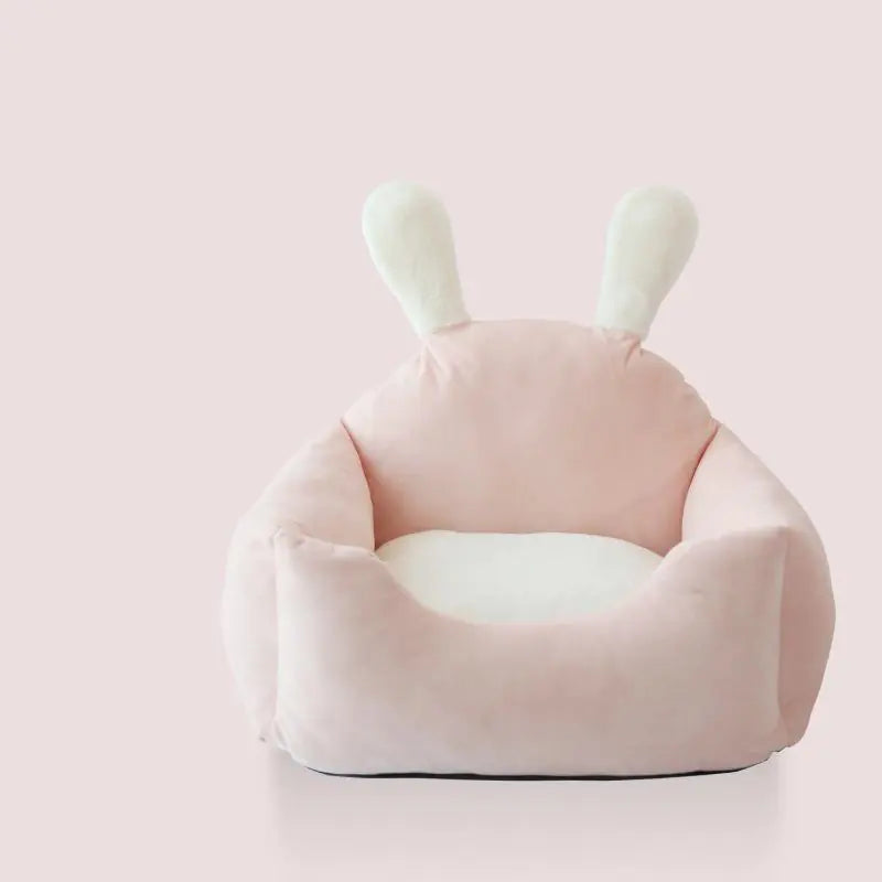 All-Season Cozy Pet Nest with Washable Cushion