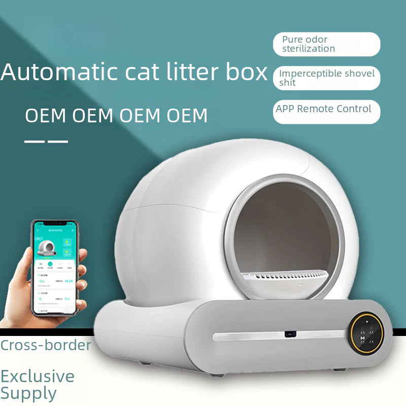 Automatic Cat Litter Box with Odor Control (Large)