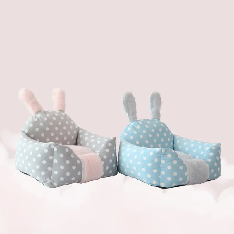 All-Season Cozy Pet Nest with Washable Cushion