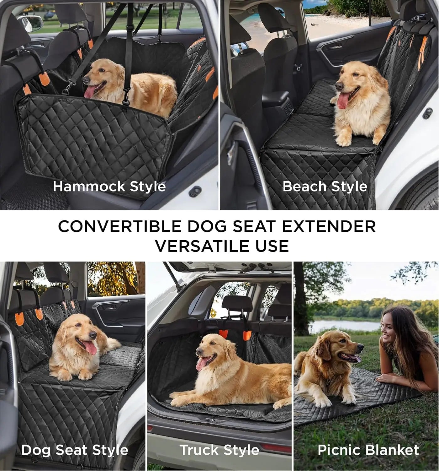 Dog Car Back Seat Cover