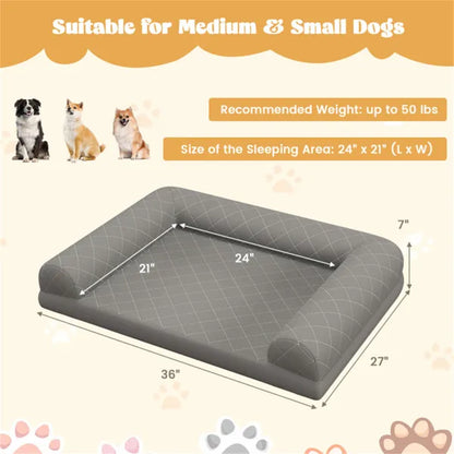 36 Inch Orthopedic Dog Bed