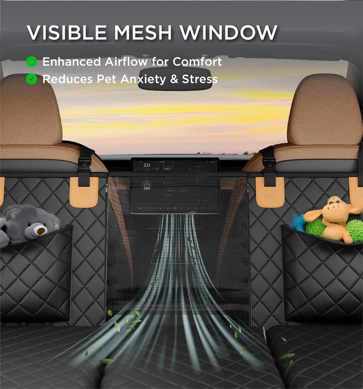 Dog Car Back Seat Cover