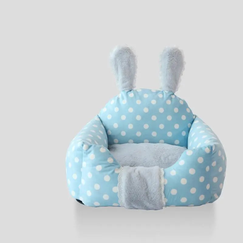 All-Season Cozy Pet Nest with Washable Cushion